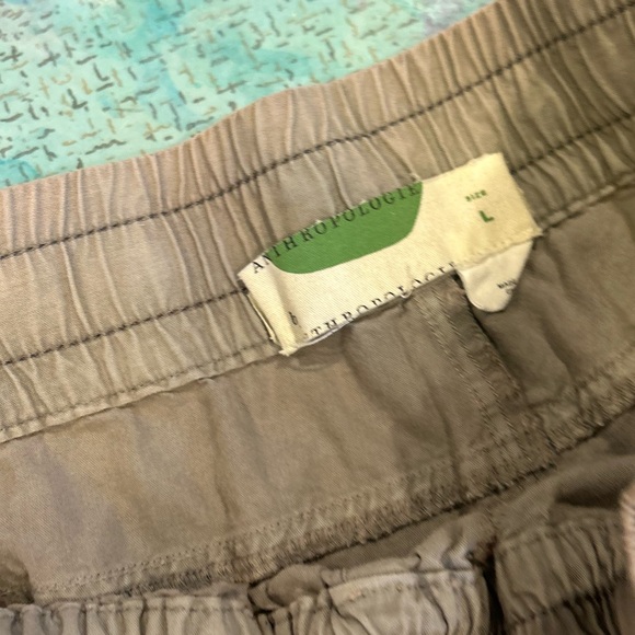 Anthro Embroidered Joggers - Picture 5 of 8